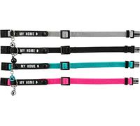 un Collier chat avec bande mon adresse - couleur aléatoire. Multicolor G