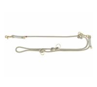 TRIXIE V-Leine Soft Rope 1985319 Laisse réglable en Corde tissée pour Grands Chiens de 2 m/6 mm Taille L-XL 2 m / 6 mm Gris Clair