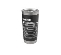 Trixie Valeur Nutritive Nom Drôle Gobelet isotherme en acier inoxydable double paroi