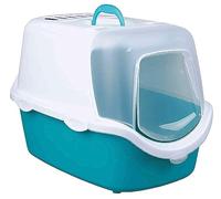 TRIXIE Maison de toilette Vico Easy Clean - Bac à litière chat 40 × 40 × 56 cm