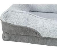 Trixie vital Panier pour chien lino rectangulaire gris/gris clair 90 x 65 cm