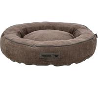 Trixie Vital Lennox 371325 Panier orthopédique pour Chien en Chenille Rond Marron Ø 50 cm - Panier Confortable pour Chien avec Mousse viscoélastique pour Effet mémoire de Forme