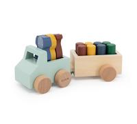 Trixie Voiture en bois avec remorque