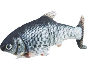 TRIXIE Wriggle fish Jouet pour chat à l'herbe à chat 30 cm rechargeable par USB