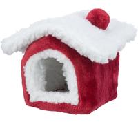 Trixie Xmas souris caverneuse douillette / hamster rouge / blanc