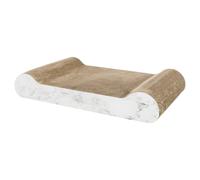 Griffoir carton XXL - TRIXIE - Aspect marbre - 64 x 11 x 37 cm - Gris clair