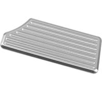 Trixly Coussinets de pédale voiture pour Civic 10e et 11e génération 2016-2023, accélérateur, frein, repose-pieds(Rest Pedal Silver)