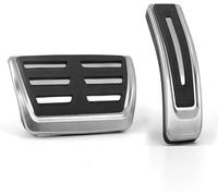 Trixly Coussinets de pédales voiture pour Q7 4L 2006-2015, couvre-pédales d'accélérateur et frein, antidérapants