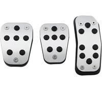 Trixly Pédales de voiture pour Fiesta MK7 2009-2017, couvre-pédale frein à pour gaz en acier inoxydable