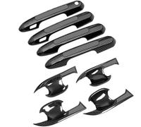 Trixly Poignée de porte extérieure gauche voiture, garniture protection pour cuvette pour Rav4 XA50 2019-2024(Carbon Grey 8pcs)