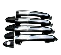 Trixly Poignée de porte extérieure pour Hyundai pour Santa Fe 2.4L 3.5L 2007-2010 2011 2012(A Set 4 Sides)
