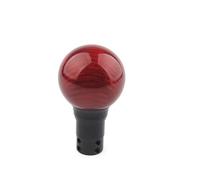 Trixly Poignées de boîte de pour vitesses automatique de voiture, pommeau de levier de pour vitesse, tête de levier pour Mazda, pour Honda, pour civic, pour fit(Carbon grain red)