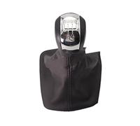Trixly Pommeau de levier de pour vitesse avec botte en cuir, pour Skoda, pour Octavia A5 MK2 1Z5, berline, pour Combi 2004, 2005, 2006, 2007, 2008, 5/6(5 speed 3)