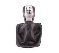 Trixly Pommeau de levier de pour vitesse avec botte en cuir, pour Skoda, pour Octavia A5 MK2 1Z5, berline, pour Combi 2004, 2005, 2006, 2007, 2008, 5/6(6 speed 2)