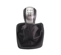 Trixly Pommeau de levier de pour vitesse avec botte en cuir, pour Skoda, pour Octavia A5 MK2 1Z5, berline, pour Combi 2004, 2005, 2006, 2007, 2008, 5/6(5 speed 2)