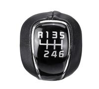 Trixly Pommeau de levier de pour vitesse en cuir PU, 6 pour vitesses, pommeau de levier de pour vitesse MT pour Kia K2 K3 K4 pour Sportage pour Hyundai IX25 pour Creta 20122016