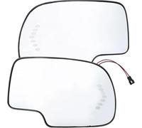 Trixly Pour Chevrolet pour Silverado 2003-2007 Rétroviseur latéral en verre Clignotant pour clignotant Clip chauffant(Left Right)