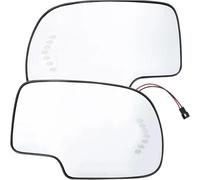 Trixly Pour GMC pour Sierra 2003-2007 Rétroviseur latéral en verre clignotant Clip chauffant