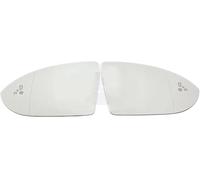 Trixly Rétroviseur chauffant pour grand angle pour VW pour Golf 7 MK7 VII 2012-2021, avertissement d'angle mort(Left Right)