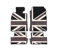 Trixly Tapis de pour Sol Voiture avec gouvernail Gauche/Droit, 4 pièces, Style intérieur pour Mini, pour Cooper R50, R53, 3 Portes, pour hayon R52(LHD 1)