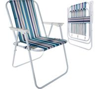 Trizand 23558 Chaise pliante touristique Bergamo bleu
