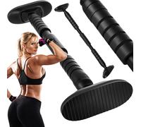 Trizand Barre de traction pour porte, mur réglable de 69 à 92 cm jusqu'à 180 kg - Embouts en caoutchouc antidérapants - Appareil d'entraînement sans vis avec verrouillage rotatif - Barre de traction