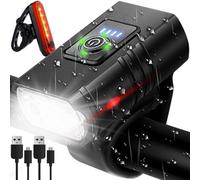 Trizand 4T6 USB světlo na kolo + zadní světlo 23677