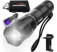 TRIZAND Lampe de poche LED CREE XPE 18367 - LED - Mode d'éclairage USB