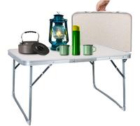 TRIZAND Pliante de Camping 60x40cm avec Cadre en Aluminium léger - Table de Jardin résistante aux intempéries Pliage et dépliage Express - Table de Jardin et sur Le Balcon 23428