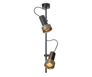 Trizo 21 2Thirty-CV2 Plafonnier Nid d'Abeille Noir/ Anneau Bronze