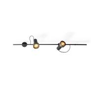Trizo 21 2Thirty-WH2 Applique Nid Applique Murale Noir/ Anneau Bronze