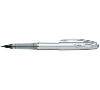 [TRJ74-ALU] Pentel Feutre plume Tradio TRJ74 corps gris Alu encre Noire