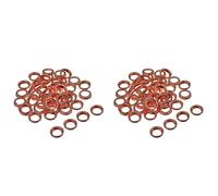 Trjgtas 100Pcs Moteur Bouchon de Vidange Bouchon Joint Rondelle Joint Joint Anneaux pour 1102601M02
