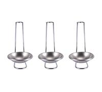 Trjgtas 3 supports de cuillère en acier inoxydable, fourchettes de cuillères à soupe à économie verticale pour manipuler une louche, un support pour louche à soupe de repos