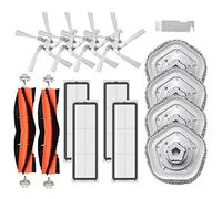 Trjgtas Accessoires pour robot aspirateur Bot W10 - Brosse latérale principale lavable - Filtre HEPA - Pièces de rechange