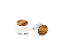 Trjgtas Boutons de manchette en bois pour hommes Boutons de manchette cadeaux Boutons de manchette en bois d'affaires français Accessoires de robe de soirée de mariage (Couleur: A, Taille (A comme le montre l'image)