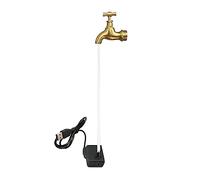 Trjgtas Fontaine d'arrosoir avec bec de débit invisible Source de robinet flottante Fontaine de robinet magique USB Source d'imitation