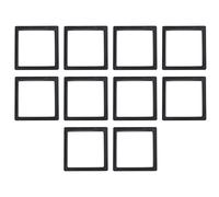 Trjgtas Lot de 10 cadres carrés flottants pour albums 3D 9 x 9 cm (avec base)