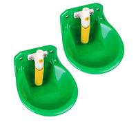 Trjgtas Lot de 2 abreuvoirs pour bétail, moutons et chèvres, fontaine d'eau pour bétail, mouton, chien, équipement d'alimentation, animaux de ferme.