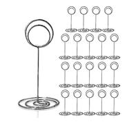 Trjgtas Lot de 20 supports pour numéros de table de 8,35 cm, support pour cartes de lieu, supports pour numéros de table pour mariage, fête, remise de diplôme, réception D