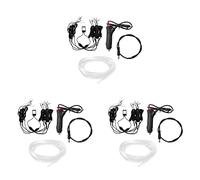 Trjgtas Lot de 3 bandes lumineuses LED RVB 10 en 1 avec fibre optique de 8 m par App Control 12 V Atmosphère décorative