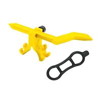 Trjgtas Mini support d'alignement de roues de vélo Outils de réglage de jantes de vélo Outils de réparation de roues de vélo Accessoires de cyclisme Jaune