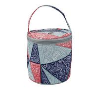 Trjgtas Sac de rangement portable pour fil, organiseur de projets en tissu de petite taille pour fils, sac de rangement avec fermeture éclair D