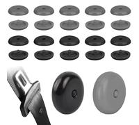 TRKETK 10 Paires Bouton D'Arrêt de Ceinture de Sécurité, Boutons à Clips Universels pour Ceinture de Sécurité Boucle Antidérapante Boutons de Blocage Clip Bouton en Plastiqu Aucune Soudure Requise