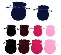 TRKETK 10 Pièces Bijoux Sacs en Velours Pochettes à Bijoux à Cordon Portable Durable Sachets de Mariage Sacs Cadeaux Pour Ranger Bonbons Petits Cadeaux et pour éViter Rayures