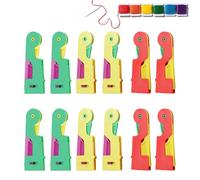 TRKETK 12 Pièces Enfile-Aiguilles Accessoires Couture Aiguilles Couture Plastique DIY Enfile-Fil pour Coudre à Main Quilting Craft l'Artisanat de Bricolage Fournitures(Couleur Aléatoire)