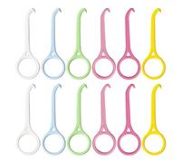 TRKETK 12 Pièces Outil de Suppression d'Aligner Outils de Retrait d'Aligneur Invisibles Dissolvant d'Appareils Dentaires à Crochets pour Appareils Dentaires Invisibles les Soins Bucco-dentaires