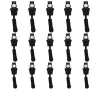 TRKETK 15 Pièces Curseur Fermeture Eclair Clipsable Universel Zipper Fermeture Clipser Remplacement Détachables Reparation Eclair Réglable pour Bagages Jouets Tentes Chaussures et Vêtements