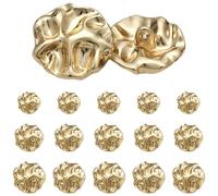 TRKETK 15 Pièces Magnifiques Boutons, Boutons de Forme Irréguliers en Alliage Zinc Accessoires de Manteau de Pull pour Femmes pour Les Chemises de Cardigans en Tricot et Artisanat de Bricolage