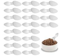 TRKETK 20 Pièces Cuillères en Plastique Double Face Cuillères À Mesurer Cuillères Réutilisables pour Médicaments Céréales en Poudre Lait en Poudre Café en Poudre Ustensiles de Cuisine Précis